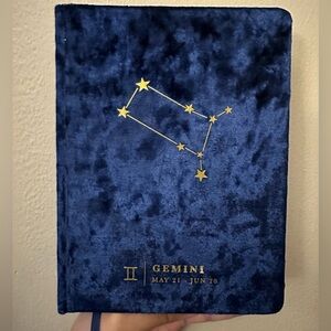 Velvet Gemini Horoscope Notebook